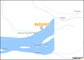 map of Berdinke