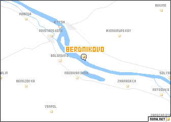 map of Berdnikovo