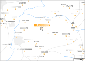 map of Berdovka