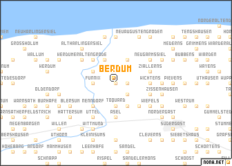 map of Berdum