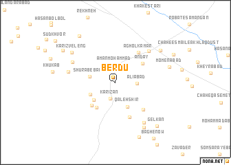 map of Berdū