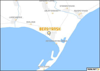 map of Berdyansʼk