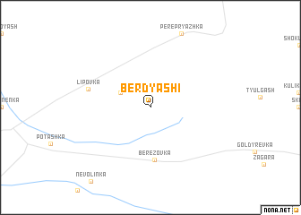 map of Berdyashi