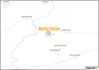 map of Berdyaush