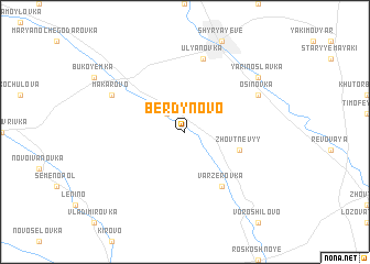 map of Berdynovo