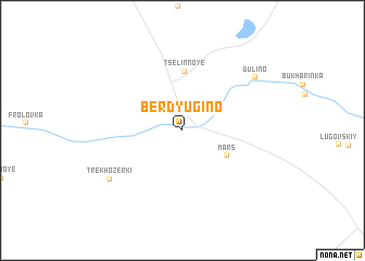 map of Berdyugino