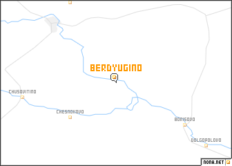 map of Berdyugino