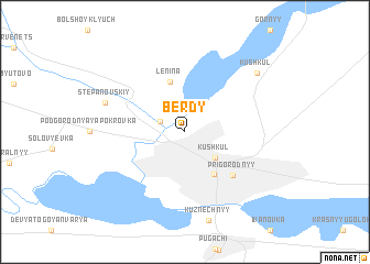 map of Berdy