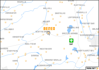 map of Berea