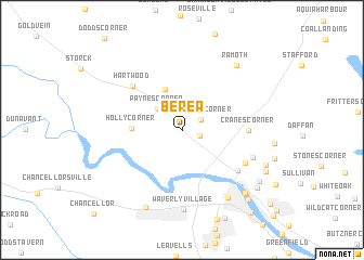 map of Berea