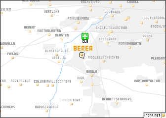 map of Berea