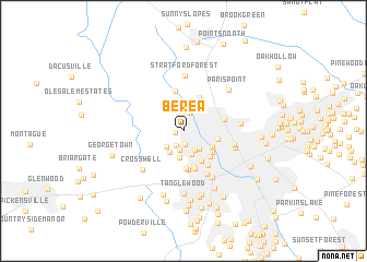 map of Berea