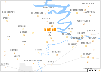 map of Berea