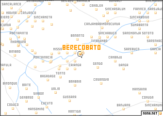 map of Berecobato