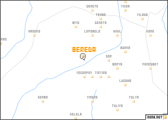 map of Berēda