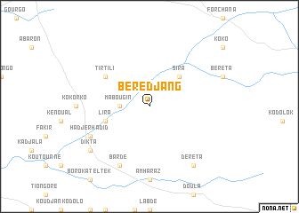 map of Bérédjang