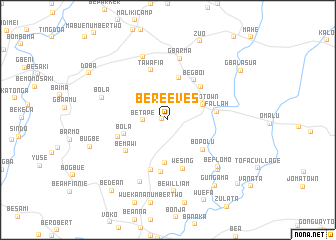 map of Be Reeves