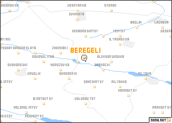 map of Beregeli