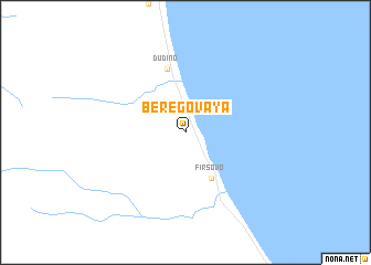 map of Beregovaya