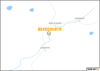 map of Beregovaya