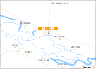 map of Beregovoe