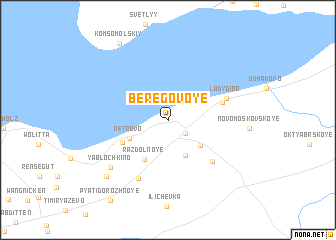 map of Beregovoye