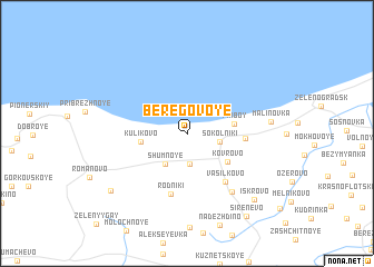 map of Beregovoye