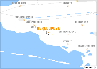 map of Beregovoye