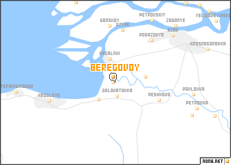 map of Beregovoy