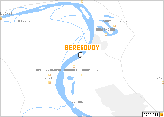 map of Beregovoy