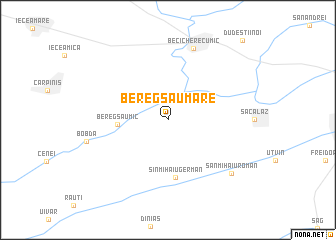 map of Beregsău Mare