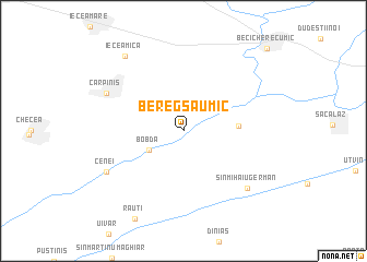 map of Beregsău Mic