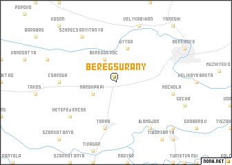 map of Beregsurány