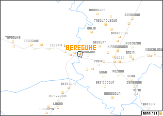 map of Béréguhé