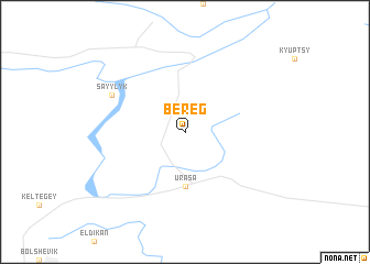 map of Bereg