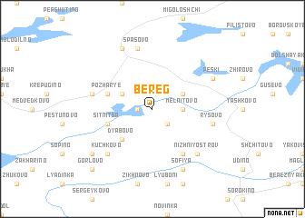 map of Bereg