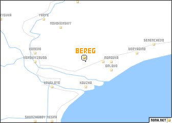 map of Bereg