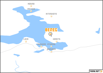 map of Bereg