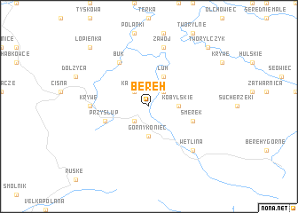 map of Bereh