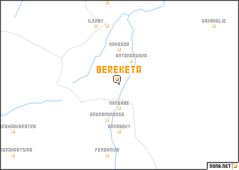 map of Bereketa