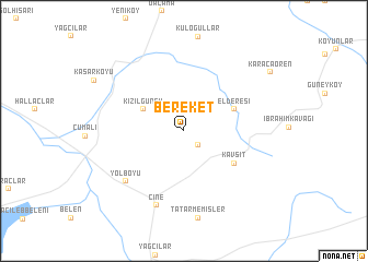 map of Bereket