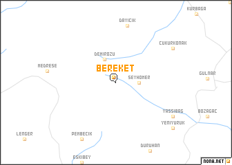 map of Bereket
