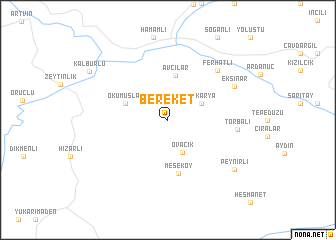 map of Bereket