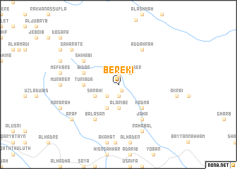 map of Bereki