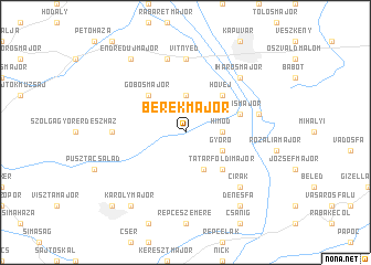 map of Berekmajor