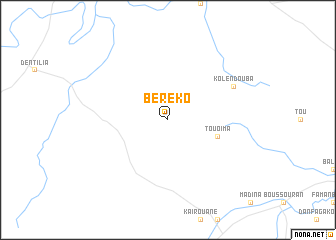 map of Bereko