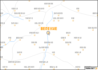 map of Bèrèkwè