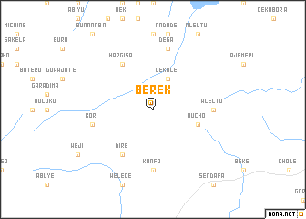 map of Berek