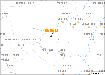 map of Bérèla
