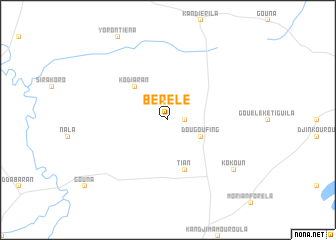 map of Bérélé